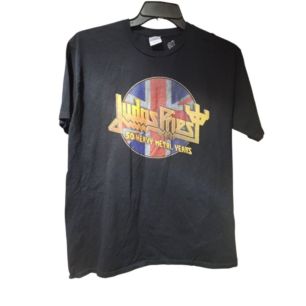 Judas Priest 50 Heavy Metal Years Tour T-Shirt Black Men’s Large Port & Company